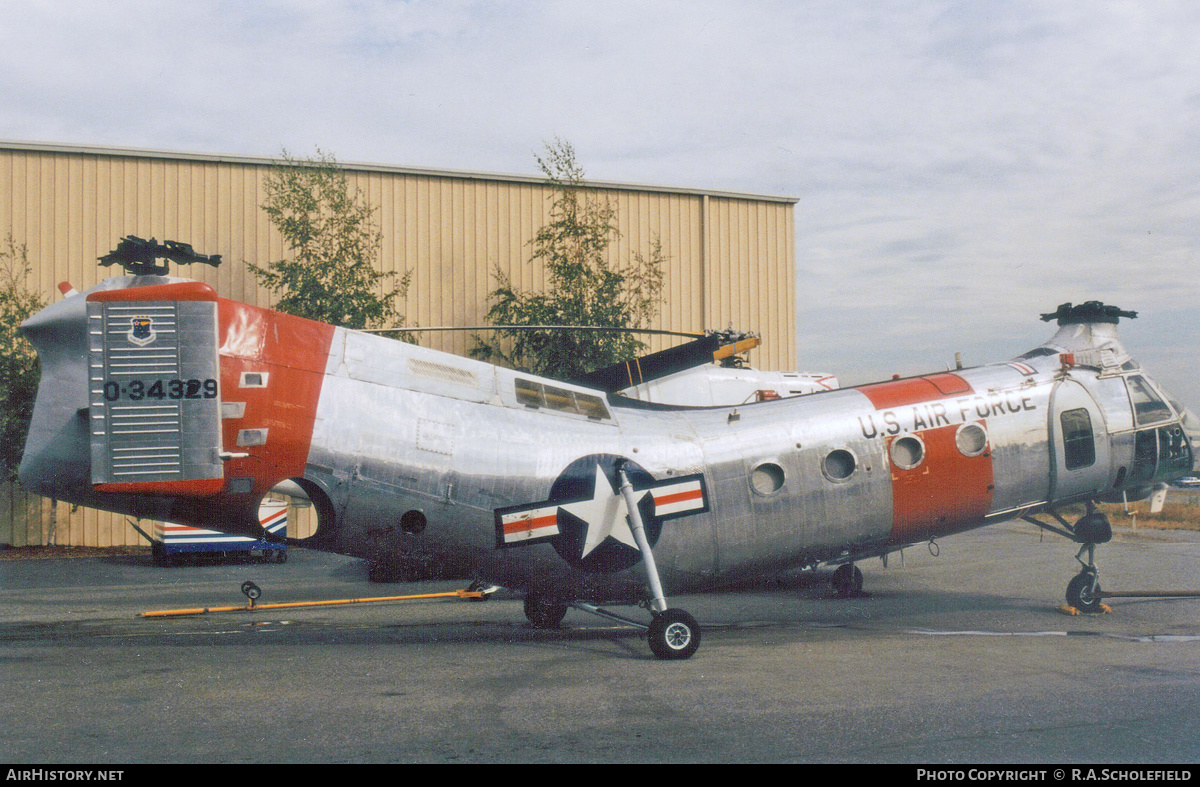 Aircraft Photo of 53-4329 / 0-34329 | Piasecki CH-21B Workhorse | USA - Air Force | AirHistory.net #272330