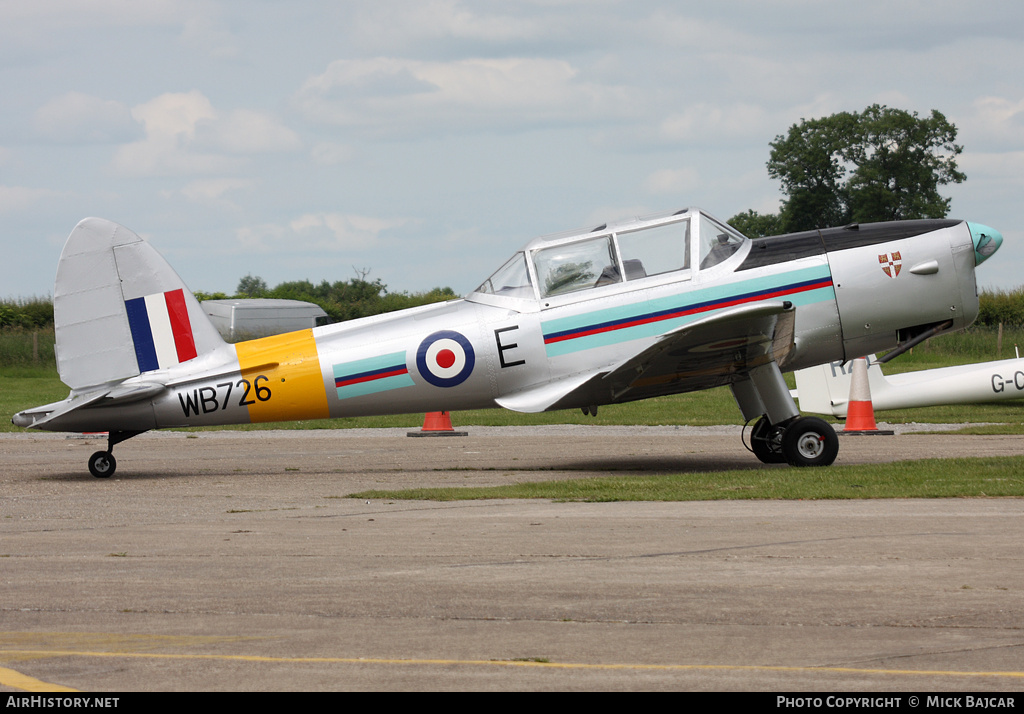Aircraft Photo of G-AOSK / WB726 | De Havilland DHC-1 Chipmunk Mk22 | UK - Air Force | AirHistory.net #272350