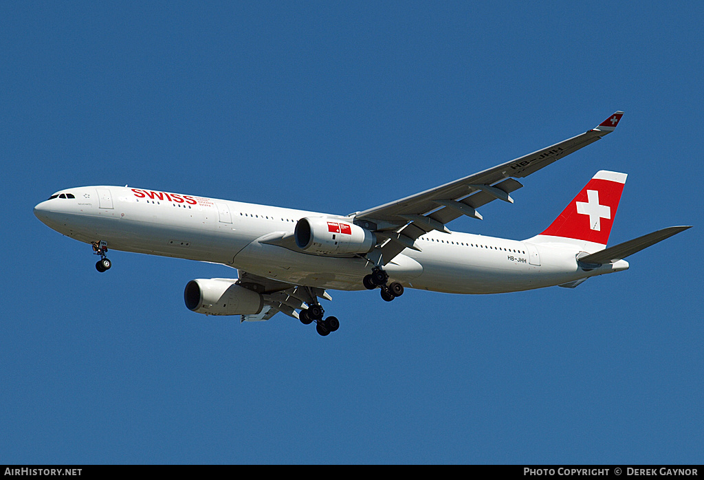 Aircraft Photo of HB-JHH | Airbus A330-343E | Swiss International Air Lines | AirHistory.net #272403
