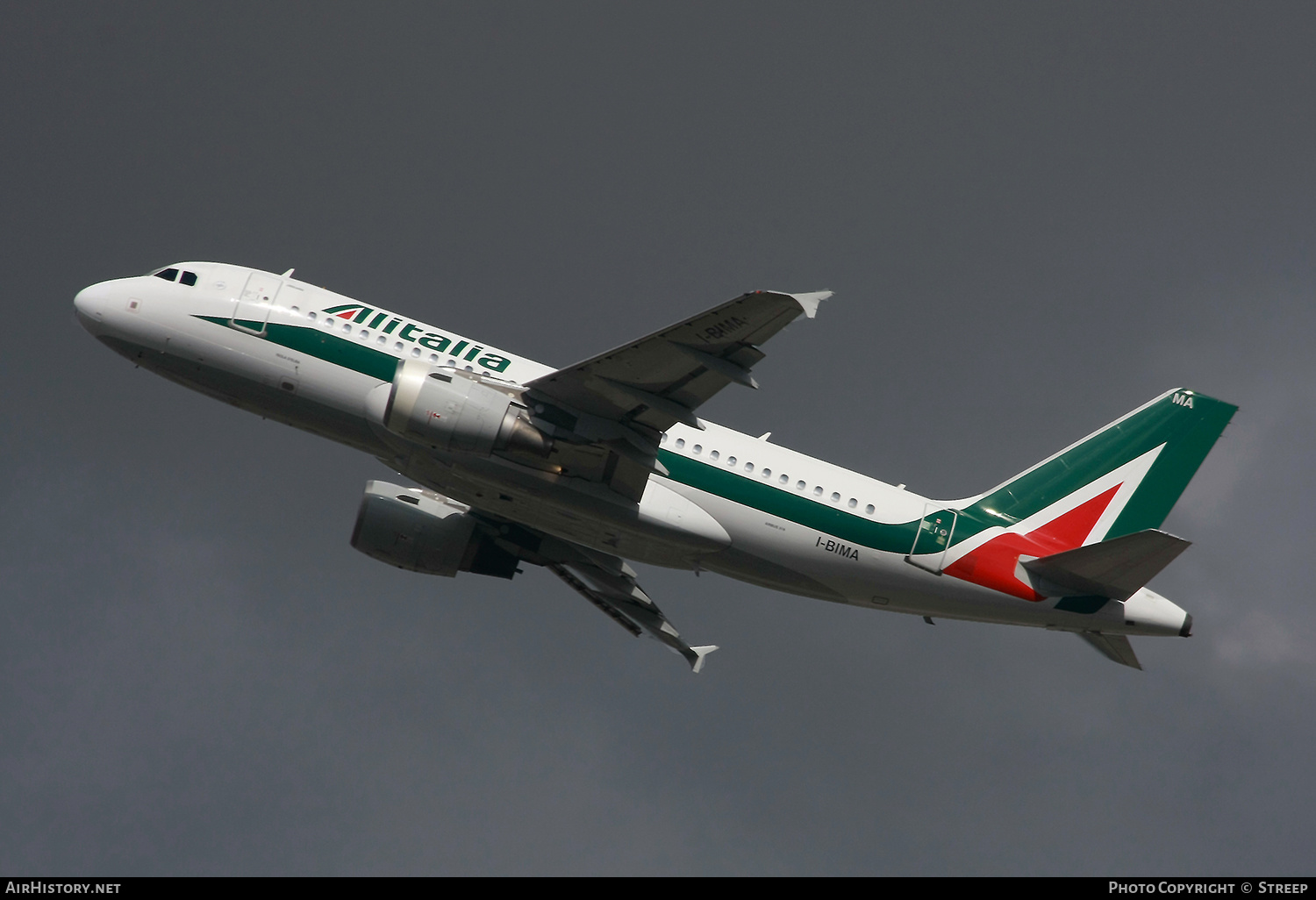 Aircraft Photo of I-BIMA | Airbus A319-112 | Alitalia | AirHistory.net #272408