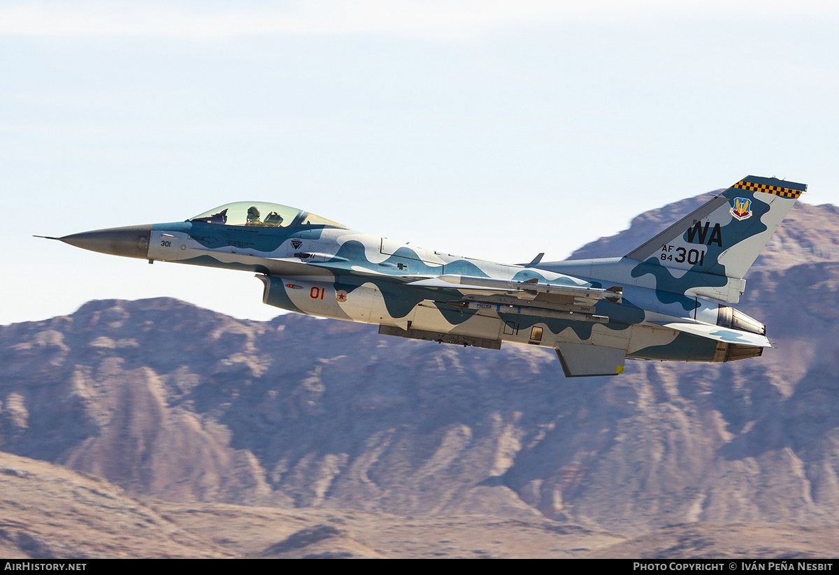 Aircraft Photo of 84-1301 / AF84-301 | General Dynamics F-16C Fighting Falcon | USA - Air Force | AirHistory.net #272444