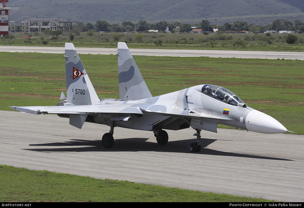 Aircraft Photo of 5790 | Sukhoi Su-30MK2 | Venezuela - Air Force | AirHistory.net #272448