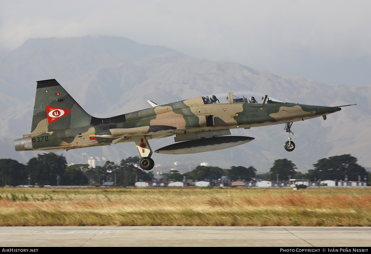Aircraft Photo of 6372 | Canadair NF-5B | Venezuela - Air Force | AirHistory.net #272450