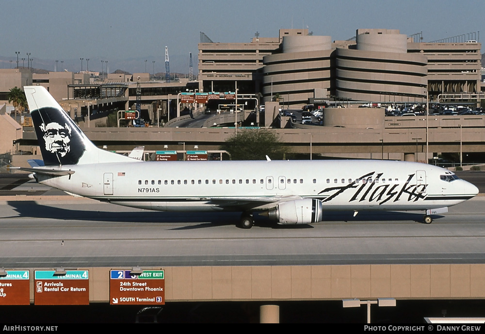 Aircraft Photo of N791AS | Boeing 737-490 | Alaska Airlines | AirHistory.net #272457