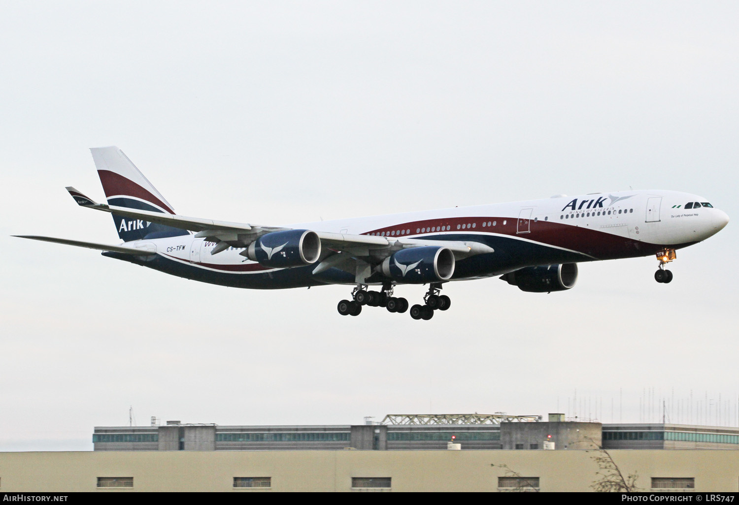 Aircraft Photo of CS-TFW | Airbus A340-542 | Arik Air | AirHistory.net #272461