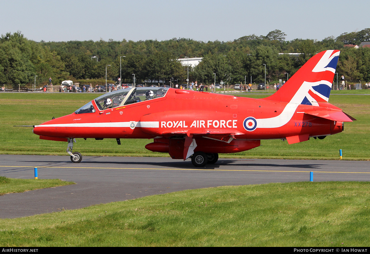 Aircraft Photo of XX278 | British Aerospace Hawk T1A | UK - Air Force | AirHistory.net #272474