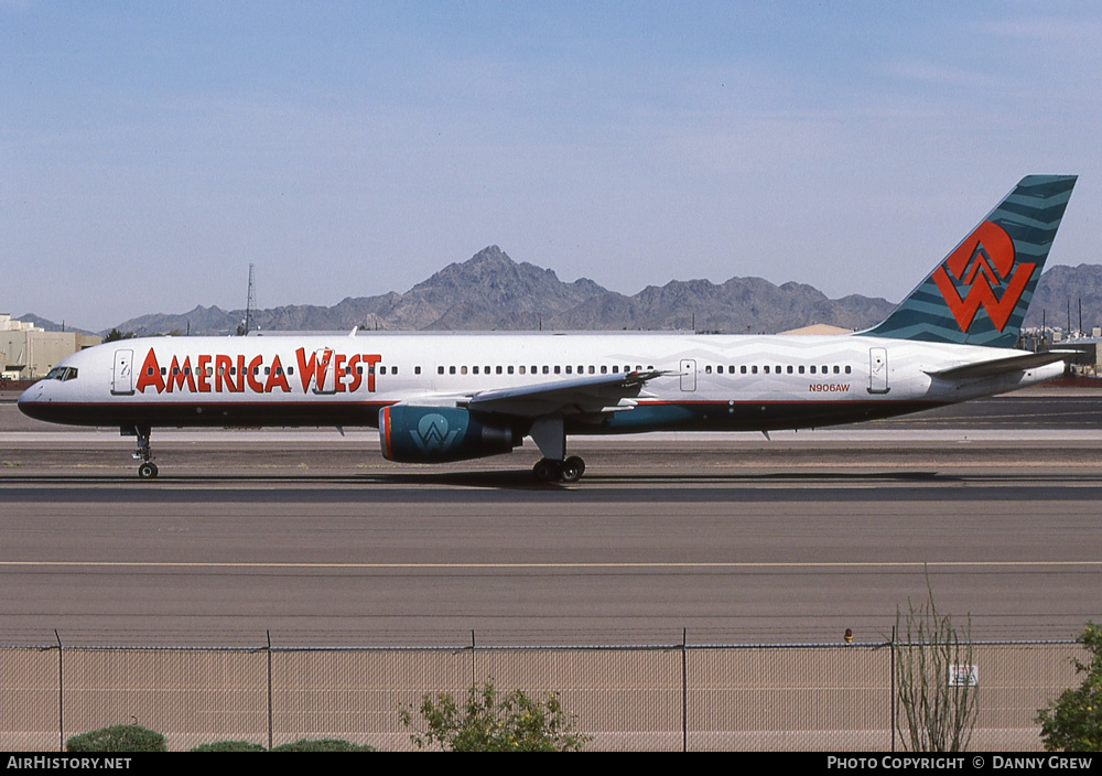 Aircraft Photo of N906AW | Boeing 757-2S7 | America West Airlines | AirHistory.net #272524