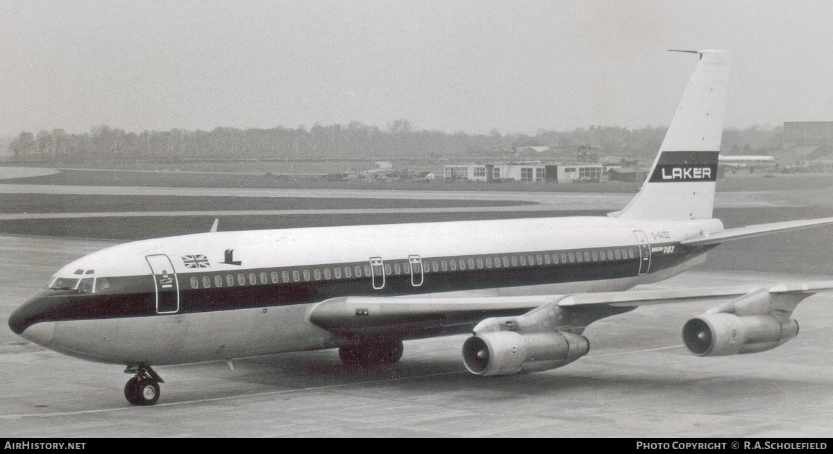 Aircraft Photo of G-AVZZ | Boeing 707-138B | Laker Airways | AirHistory.net #272535