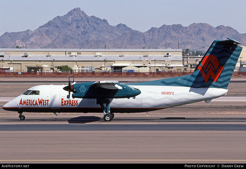 Aircraft Photo of N448YV | De Havilland Canada DHC-8-202 Dash 8 | America West Express | AirHistory.net #272536