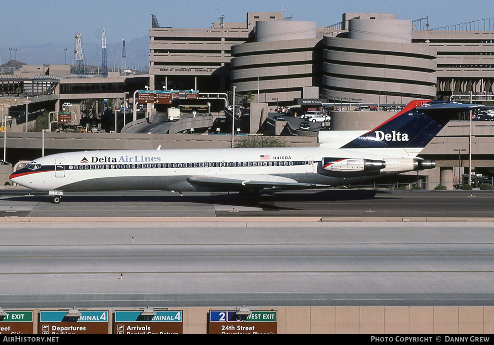 Aircraft Photo of N416DA | Boeing 727-232/Adv | Delta Air Lines | AirHistory.net #272618