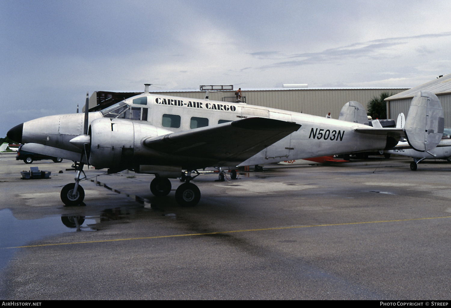 Aircraft Photo of N503N | Beech E18S-9700/Tri-Gear | Carib-Air Cargo | AirHistory.net #272685