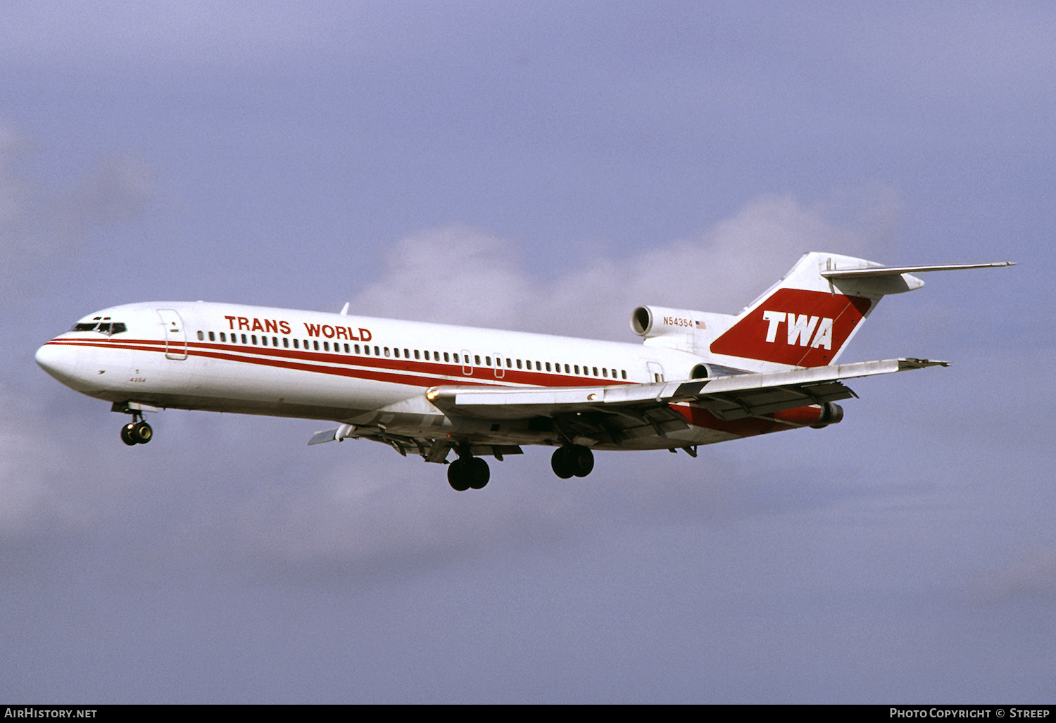 Aircraft Photo of N54354 | Boeing 727-231/Adv | Trans World Airlines - TWA | AirHistory.net #272689