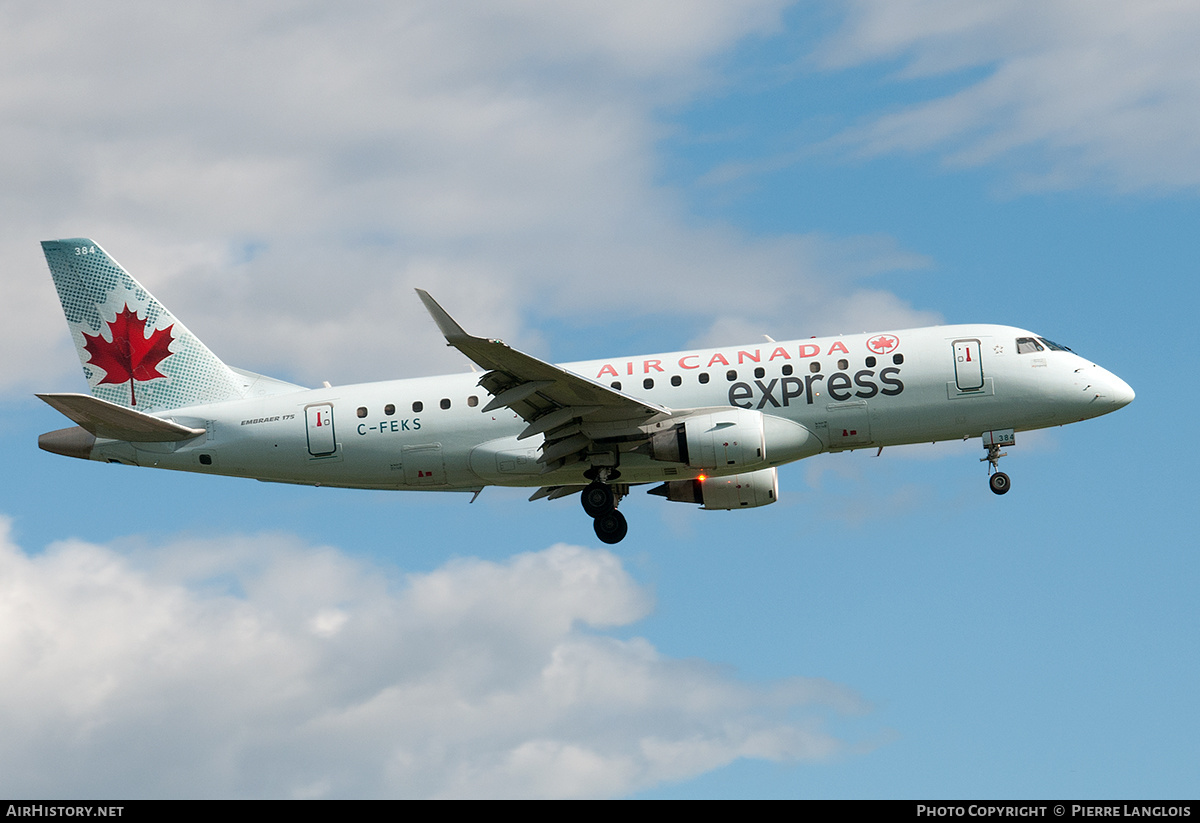 Aircraft Photo of C-FEKS | Embraer 175LR (ERJ-170-200LR) | Air Canada Express | AirHistory.net #272698