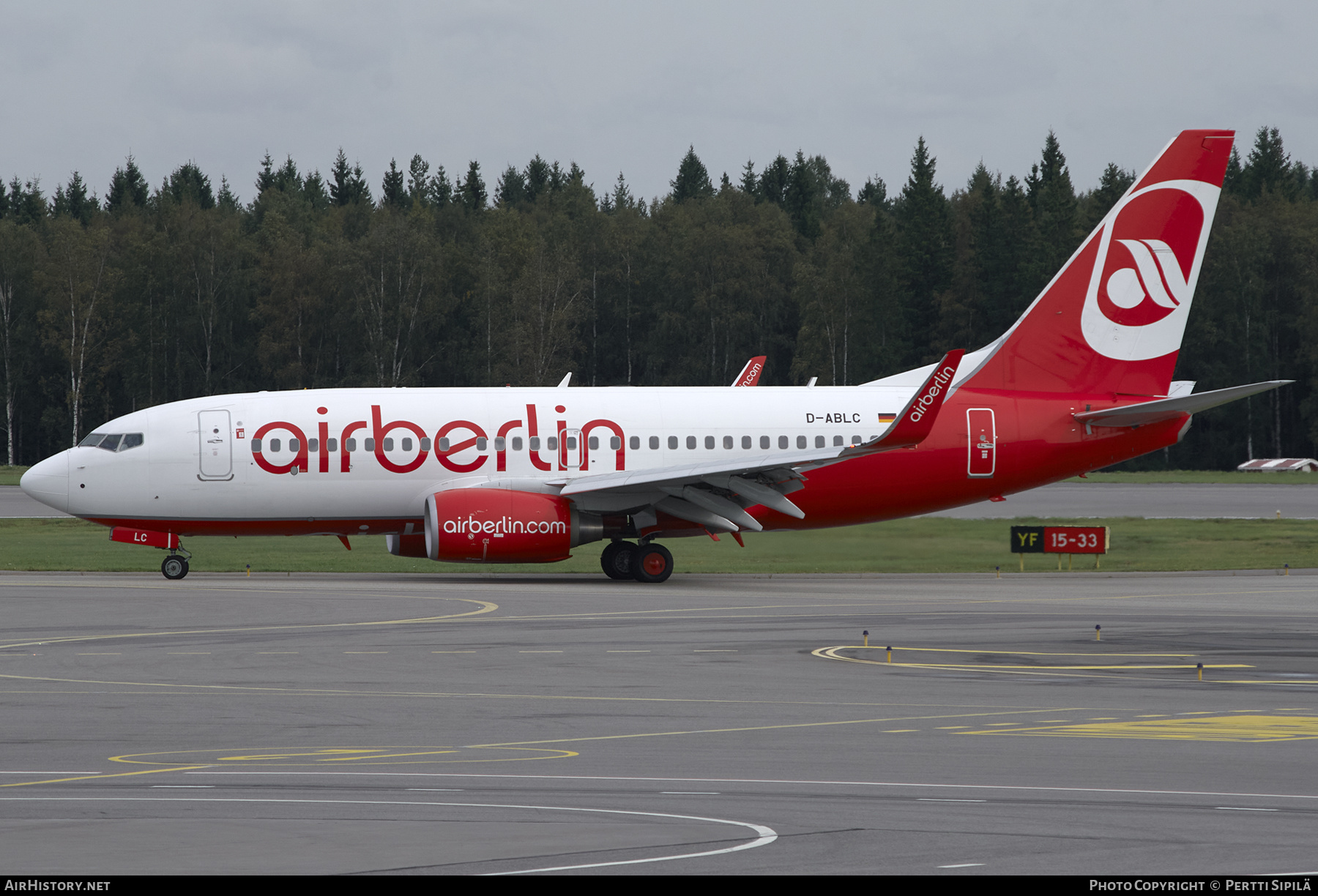 Aircraft Photo of D-ABLC | Boeing 737-76J | Air Berlin | AirHistory.net #272709