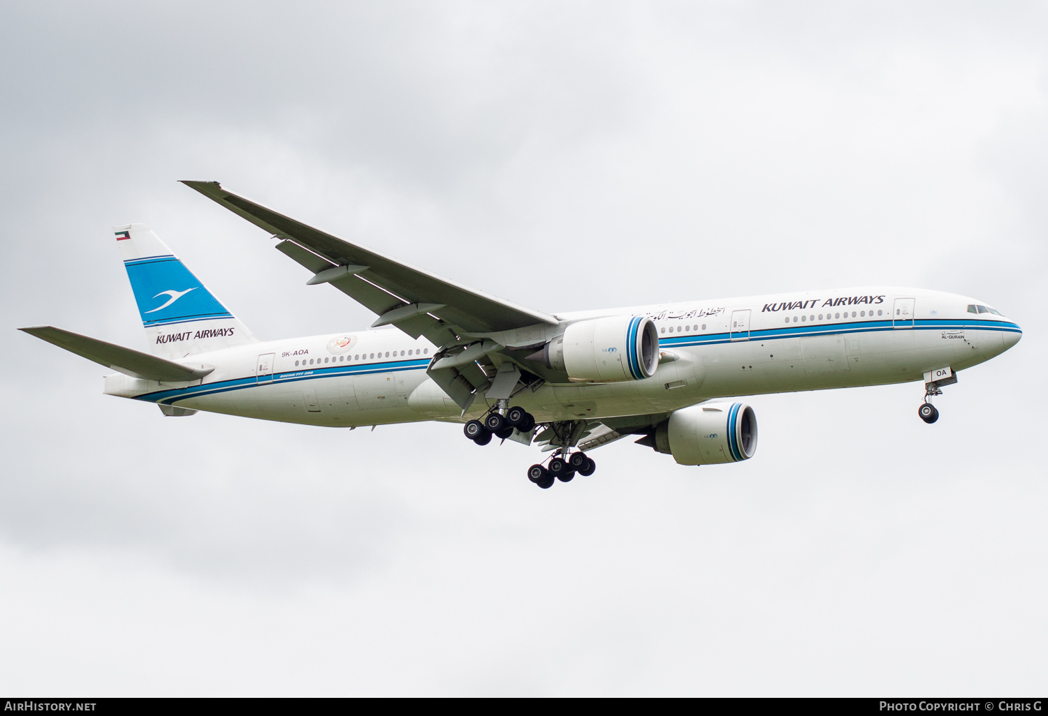 Aircraft Photo of 9K-AOA | Boeing 777-269/ER | Kuwait Airways | AirHistory.net #272712