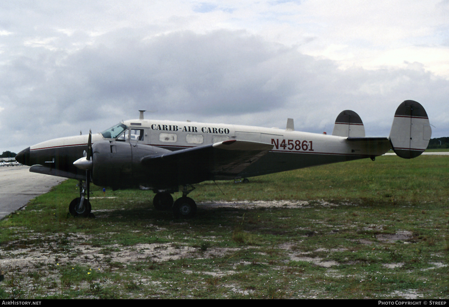 Aircraft Photo of N45861 | Beech UC-45J Expeditor (Tri-Gear) | Carib-Air Cargo | AirHistory.net #272713