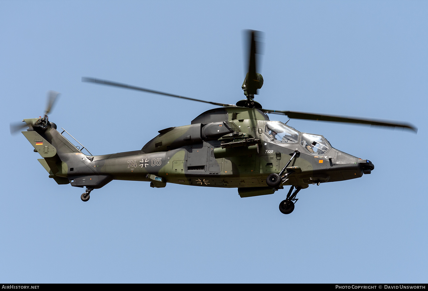 Aircraft Photo of 7405 | Eurocopter EC-665 Tiger UHT | Germany - Army | AirHistory.net #272714