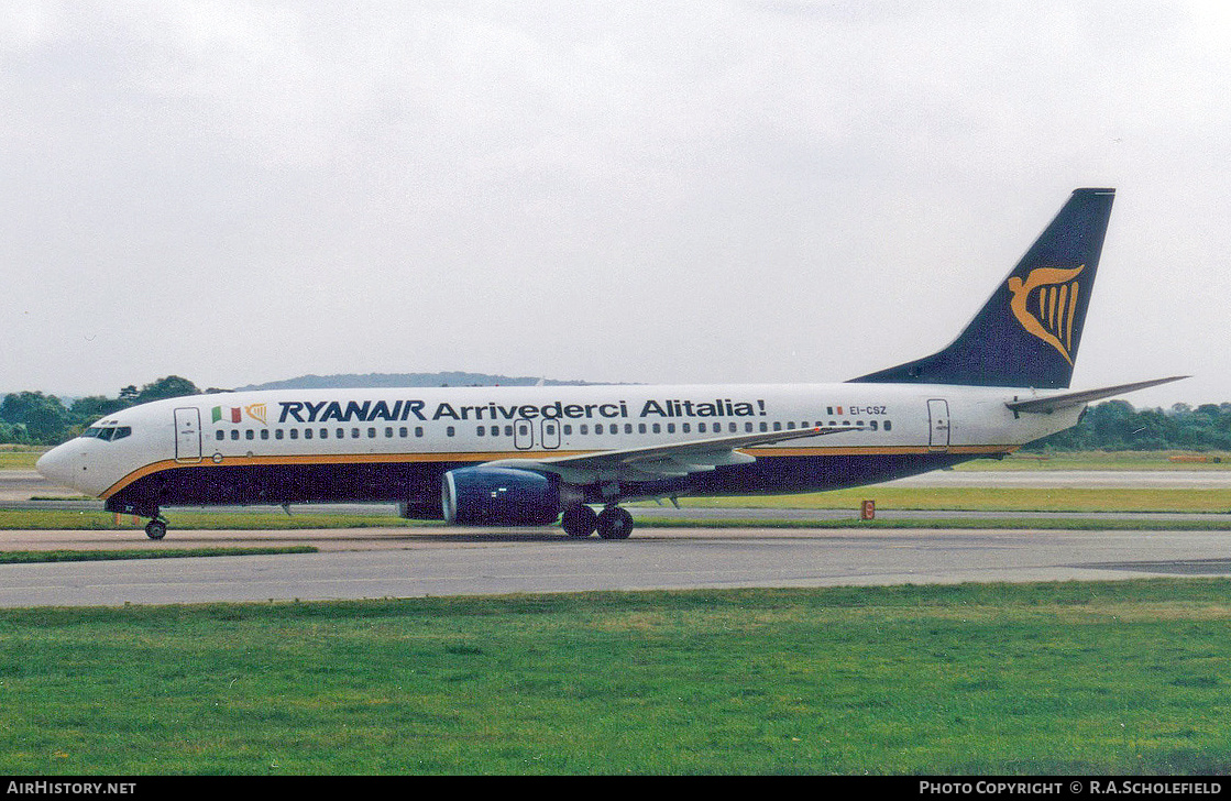 Aircraft Photo of EI-CSZ | Boeing 737-8AS | Ryanair | AirHistory.net #272732