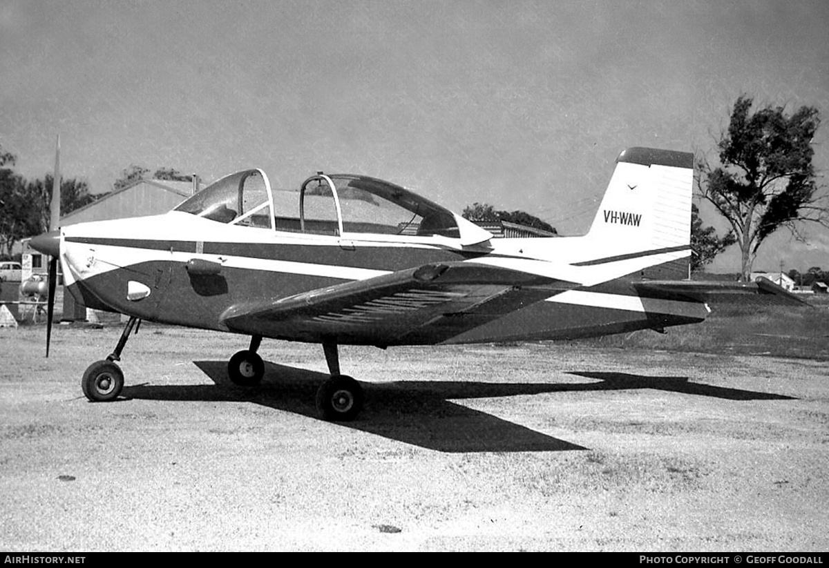 Aircraft Photo of VH-WAW | Victa Airtourer 100 | AirHistory.net #272787