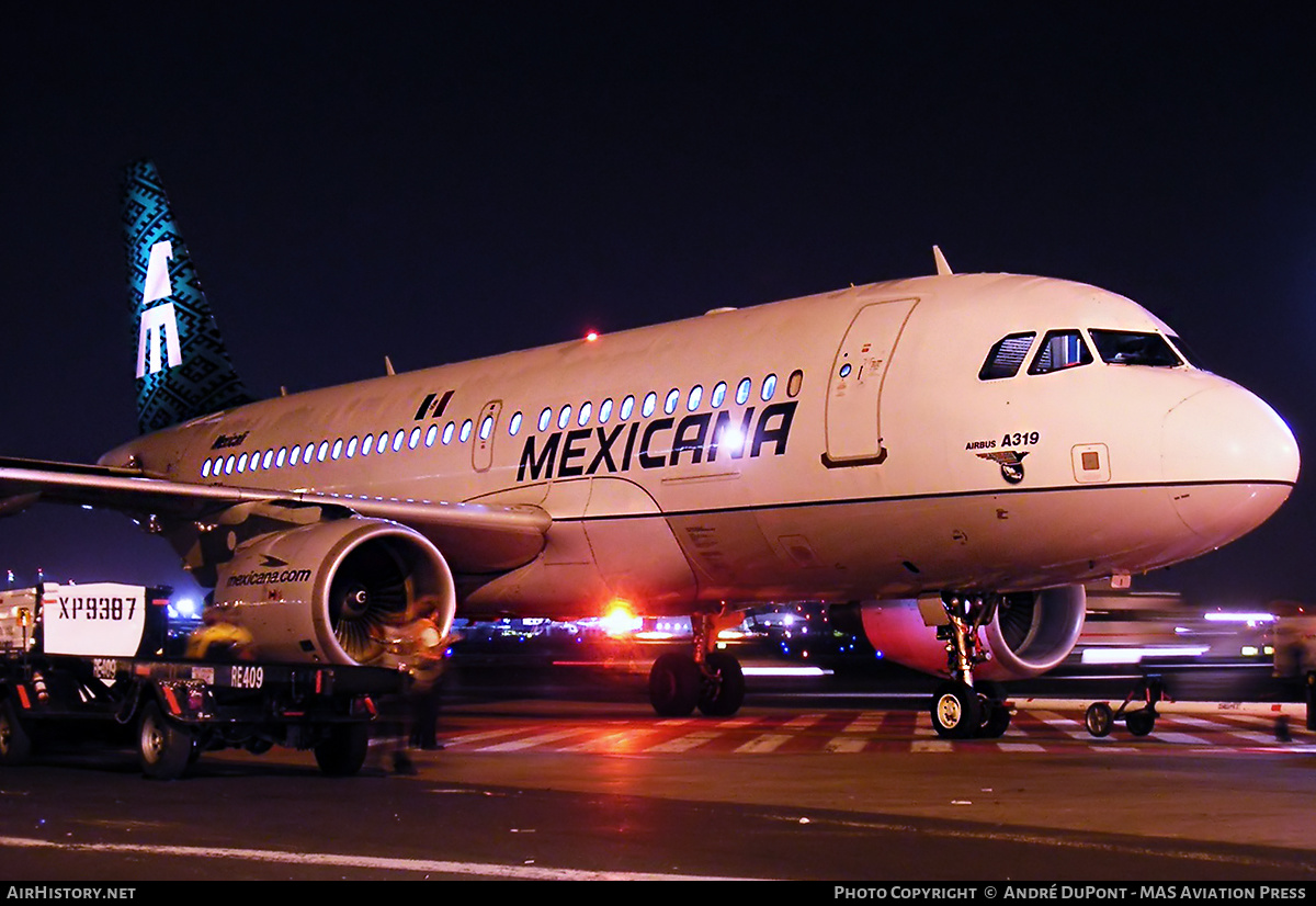 Aircraft Photo of N62TY | Airbus A319-112 | Mexicana | AirHistory.net #272789