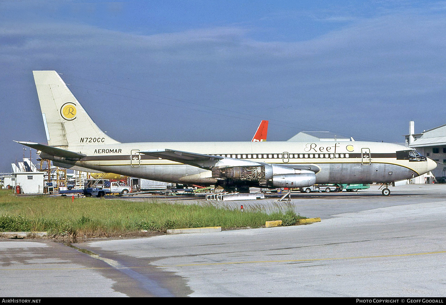Aircraft Photo of N720CC | Boeing 720-022 | Reef Travel Club | AirHistory.net #272796