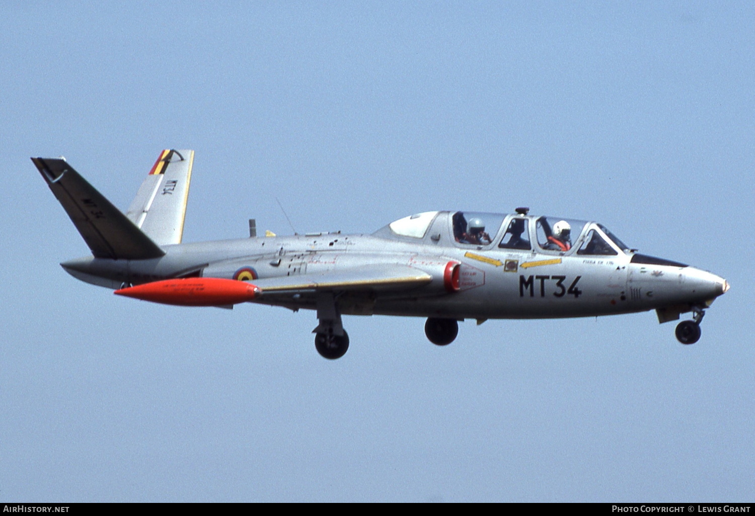 Aircraft Photo of MT34 | Fouga CM-170R Magister | Belgium - Air Force | AirHistory.net #272826