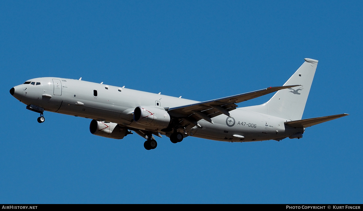 Aircraft Photo of A47-006 | Boeing P-8A Poseidon | Australia - Air Force | AirHistory.net #272832