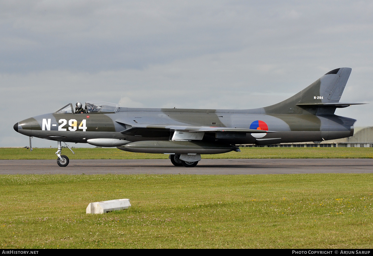 Aircraft Photo of G-KAXF / N-294 | Hawker Hunter F6A | Netherlands - Air Force | AirHistory.net #272840