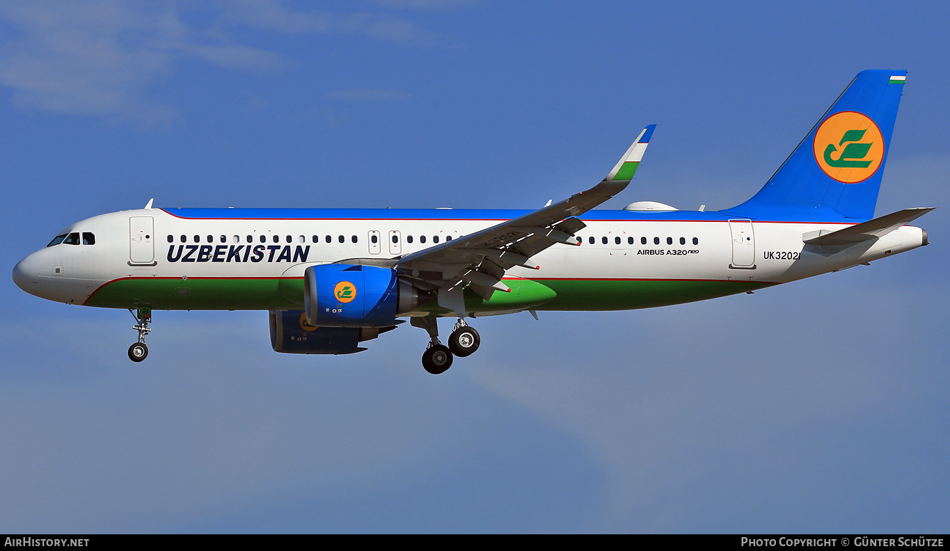 Aircraft Photo of UK32021 | Airbus A320-251N | Uzbekistan Airways | AirHistory.net #272854