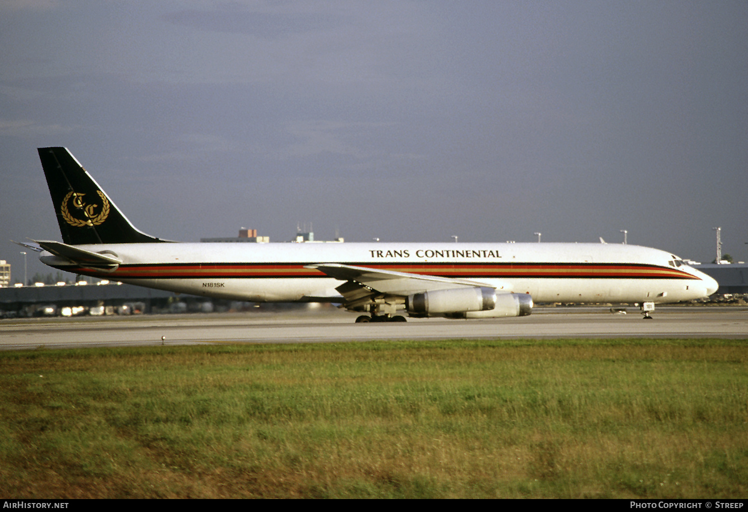 Aircraft Photo of N181SK | McDonnell Douglas DC-8-62H(F) | Trans Continental Airlines | AirHistory.net #272859