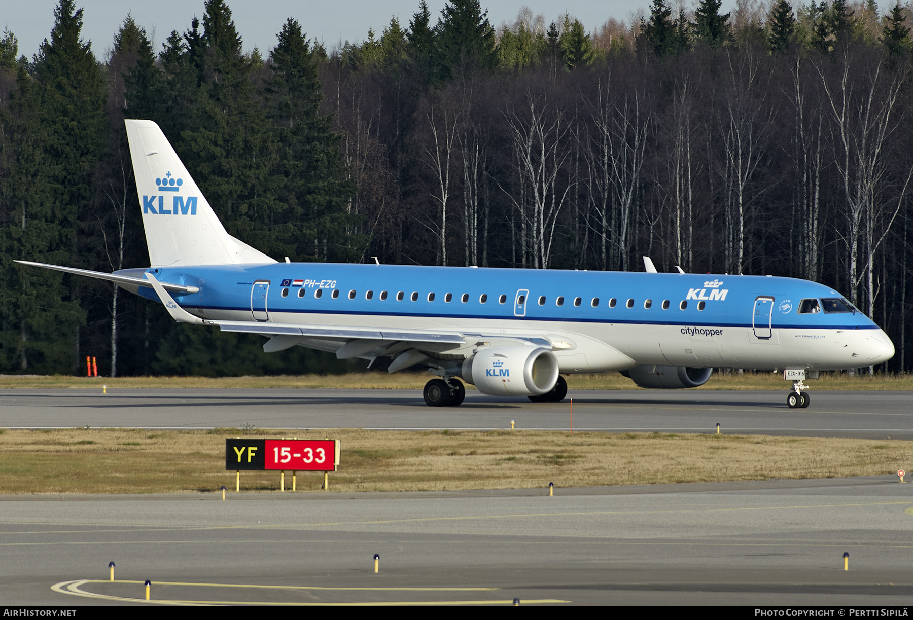 Aircraft Photo of PH-EZG | Embraer 190STD (ERJ-190-100STD) | KLM Cityhopper | AirHistory.net #272865