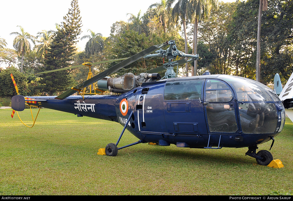 Aircraft Photo of IN464 | Hindustan SA-316B Chetak | India - Navy | AirHistory.net #272883