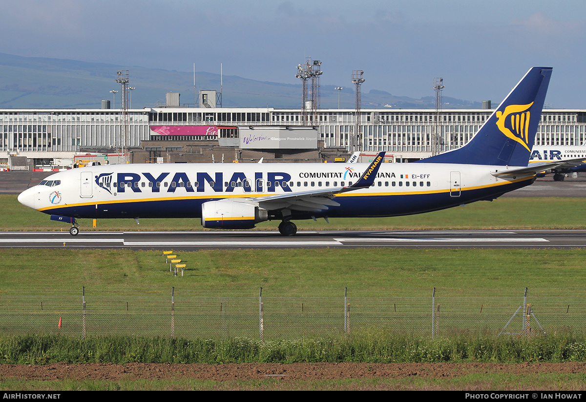 Aircraft Photo of EI-EFF | Boeing 737-8AS | Ryanair | AirHistory.net #272927