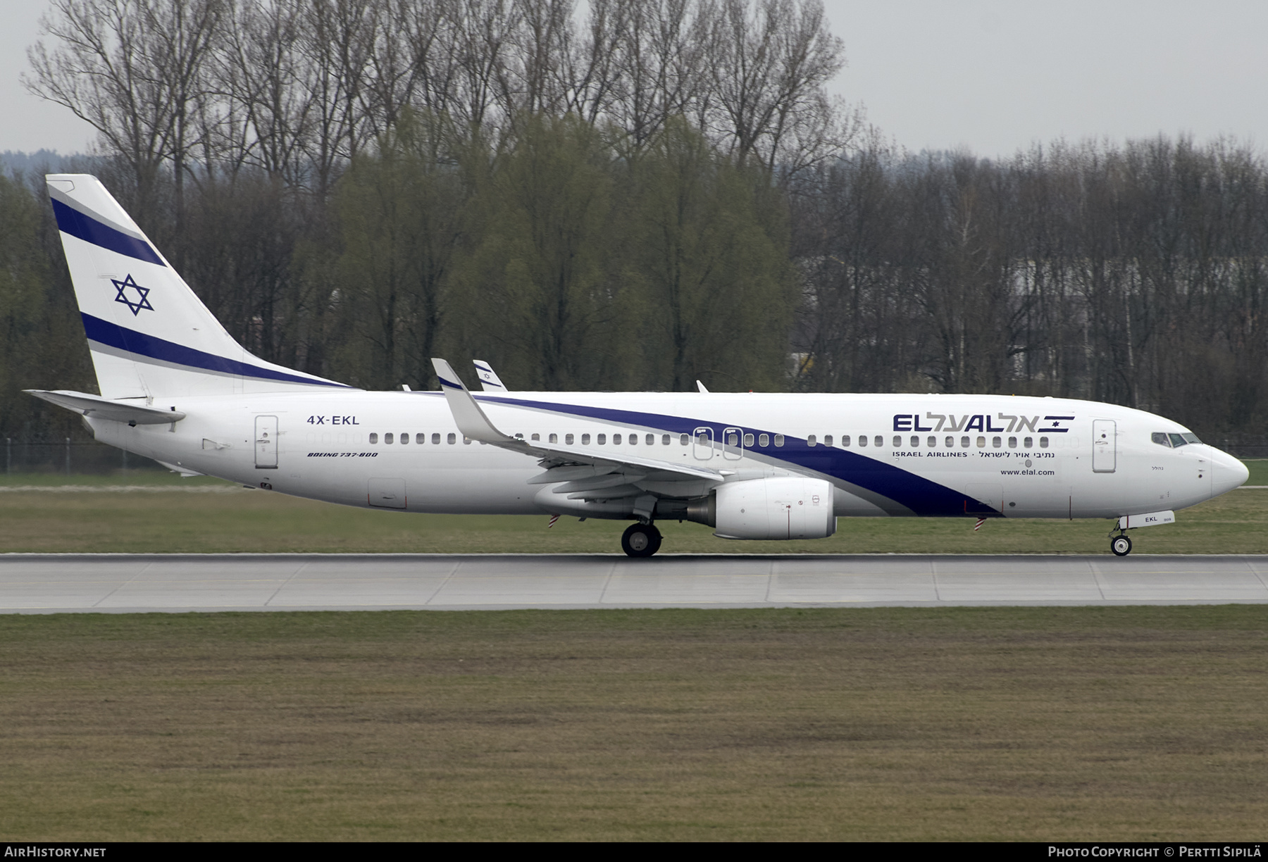 Aircraft Photo of 4X-EKL | Boeing 737-85P | El Al Israel Airlines | AirHistory.net #272960