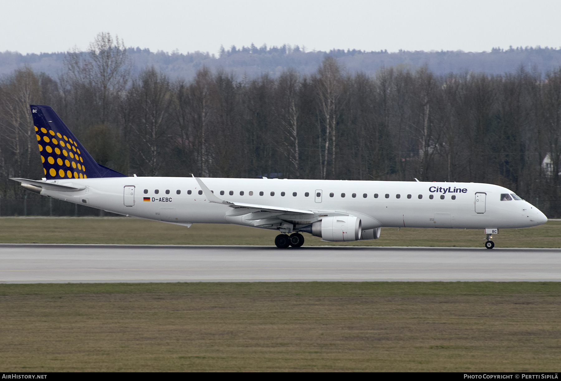 Aircraft Photo of D-AEBC | Embraer 195LR (ERJ-190-200LR) | Lufthansa CityLine | AirHistory.net #272970