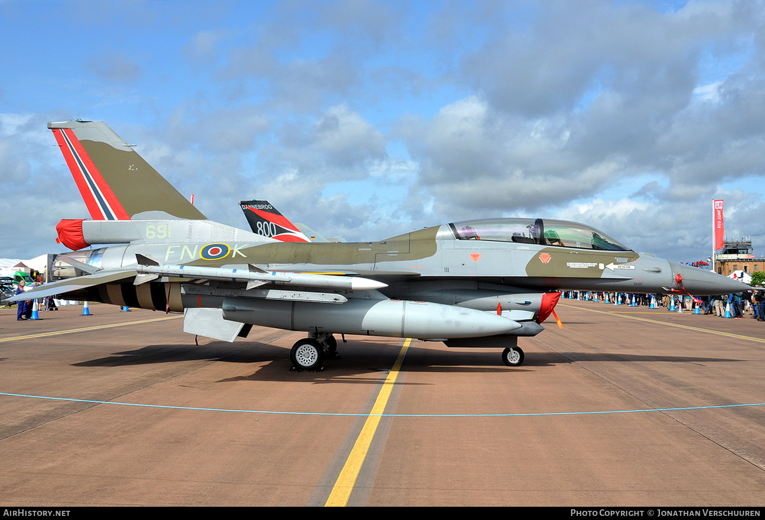 Aircraft Photo of 691 | General Dynamics F-16BM Fighting Falcon | Norway - Air Force | AirHistory.net #273001