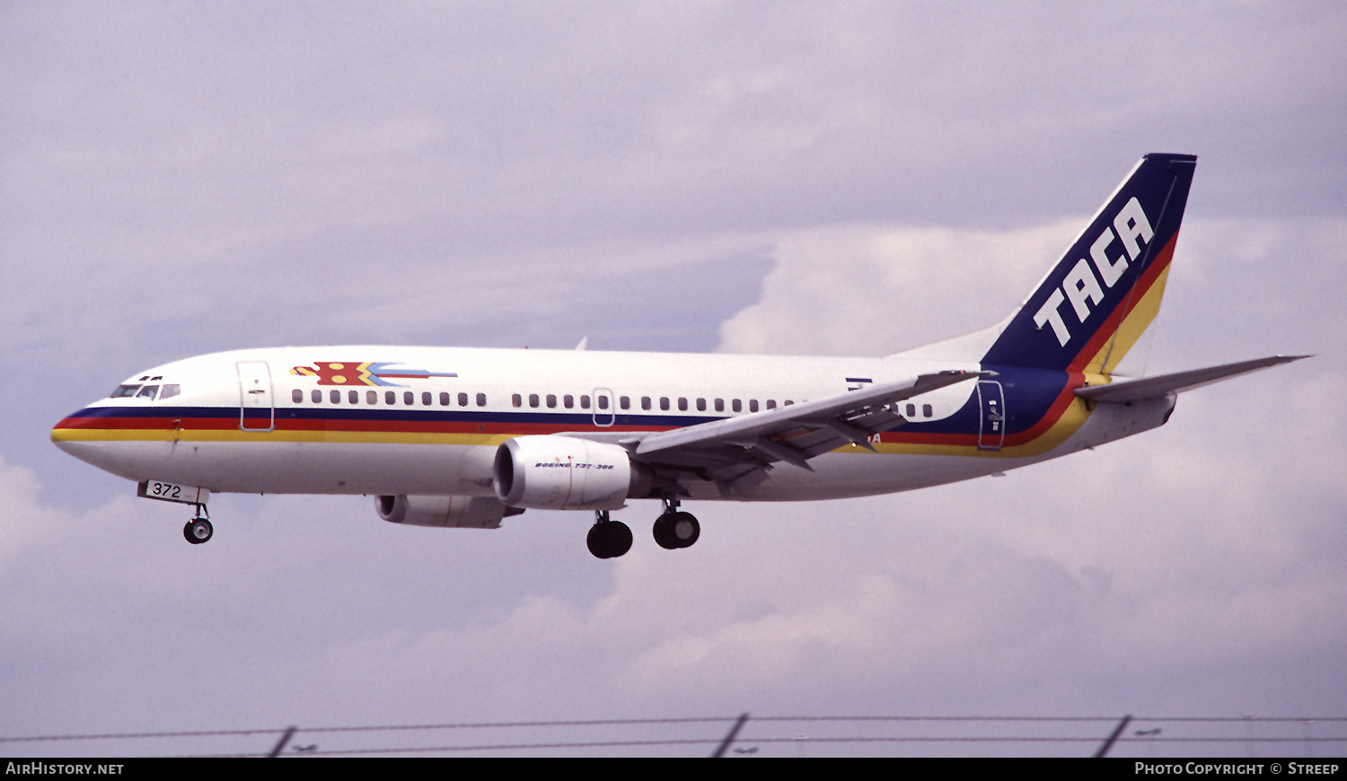 Aircraft Photo of N372TA | Boeing 737-3S1 | TACA - Transportes Aéreos Centro Americanos | AirHistory.net #273007