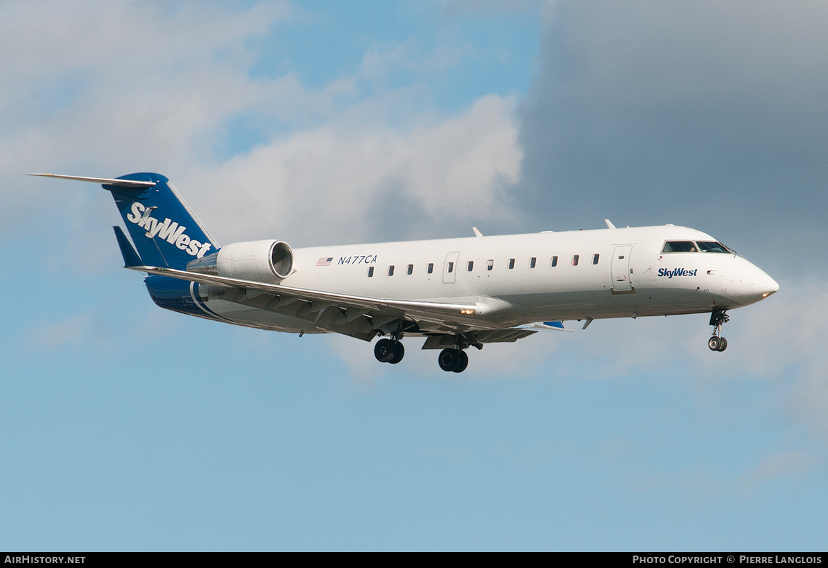 Aircraft Photo of N477CA | Bombardier CRJ-200ER (CL-600-2B19) | SkyWest Airlines | AirHistory.net #273011