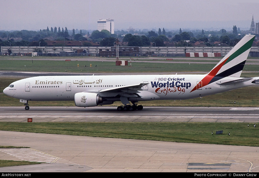 Aircraft Photo of A6-EMI | Boeing 777-21H/ER | Emirates | AirHistory.net #273030