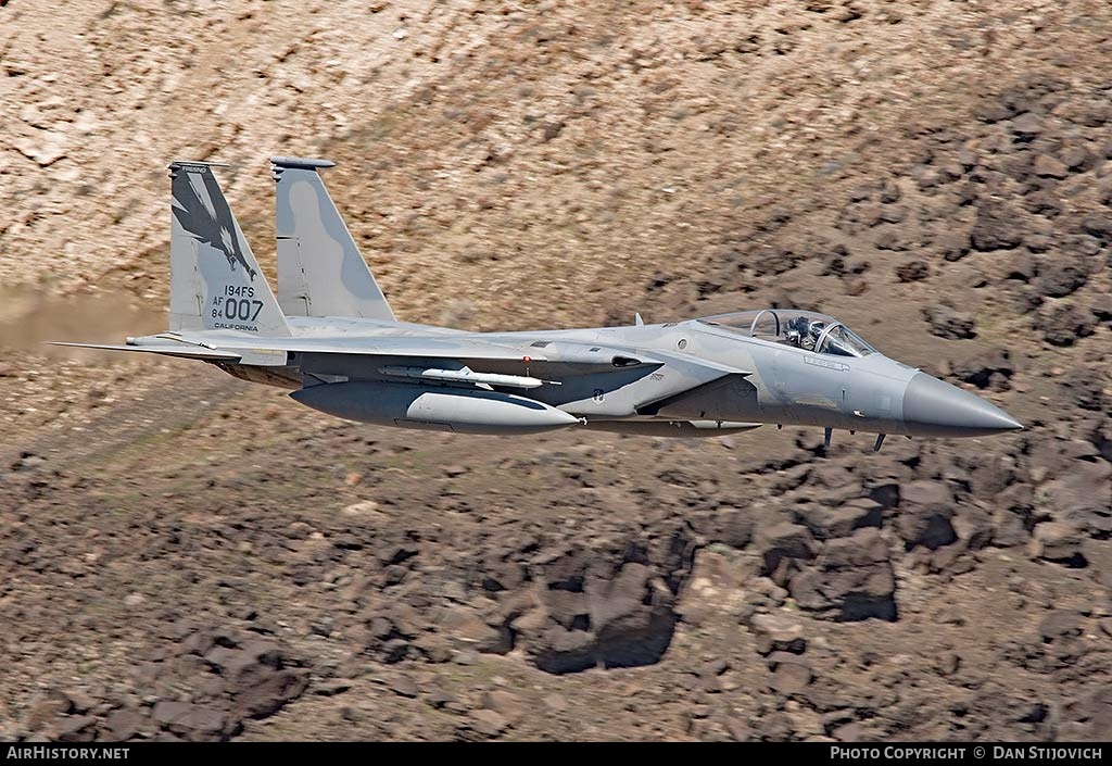 Aircraft Photo of 84-0007 / AF84007 | McDonnell Douglas F-15C Eagle | USA - Air Force | AirHistory.net #273047
