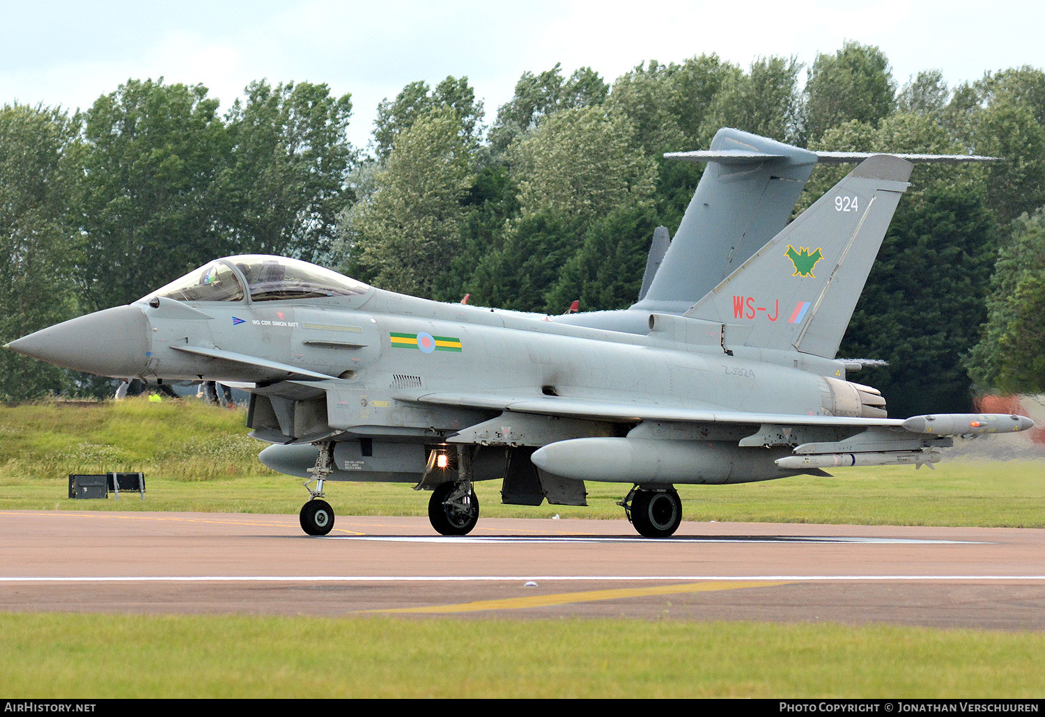 Aircraft Photo of ZJ924 | Eurofighter EF-2000 Typhoon FGR4 | UK - Air Force | AirHistory.net #273077