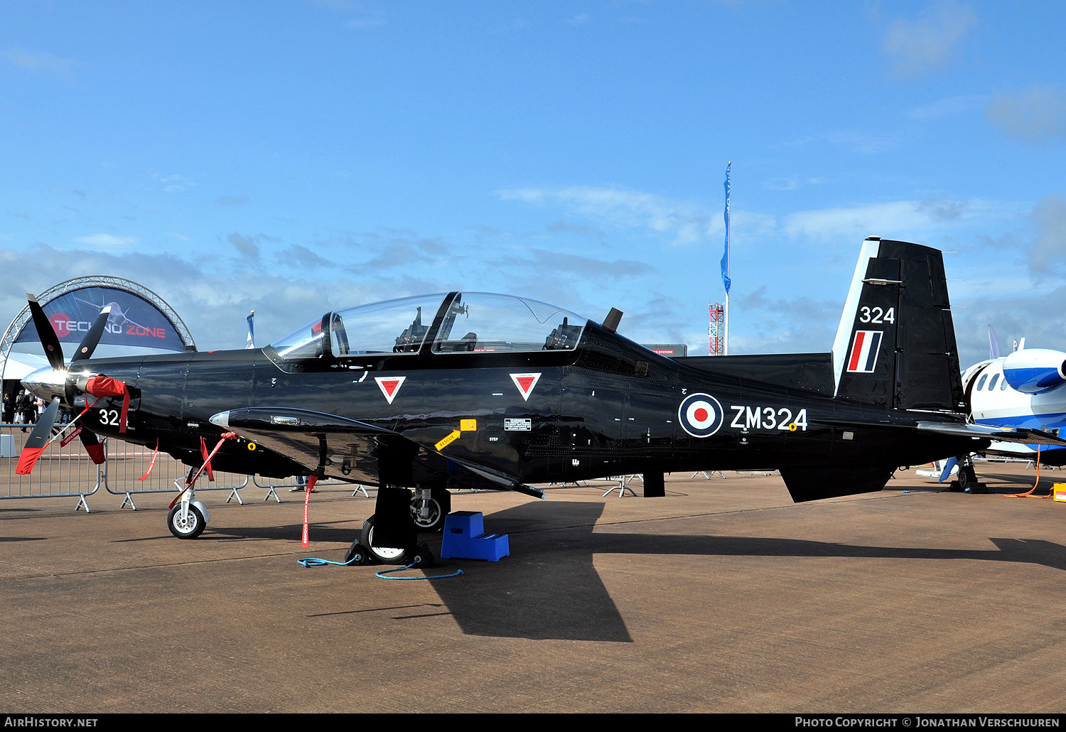 Aircraft Photo of ZM324 | Beechcraft T-6C Texan T1 | UK - Air Force | AirHistory.net #273082