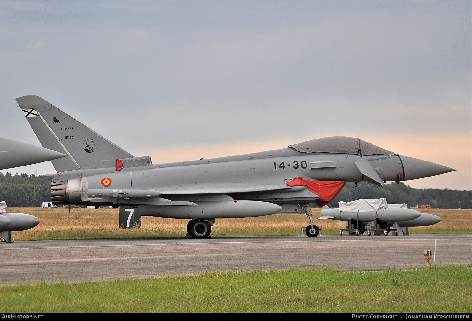 Aircraft Photo of C16-72 | Eurofighter EF-2000 Typhoon | Spain - Air Force | AirHistory.net #273085