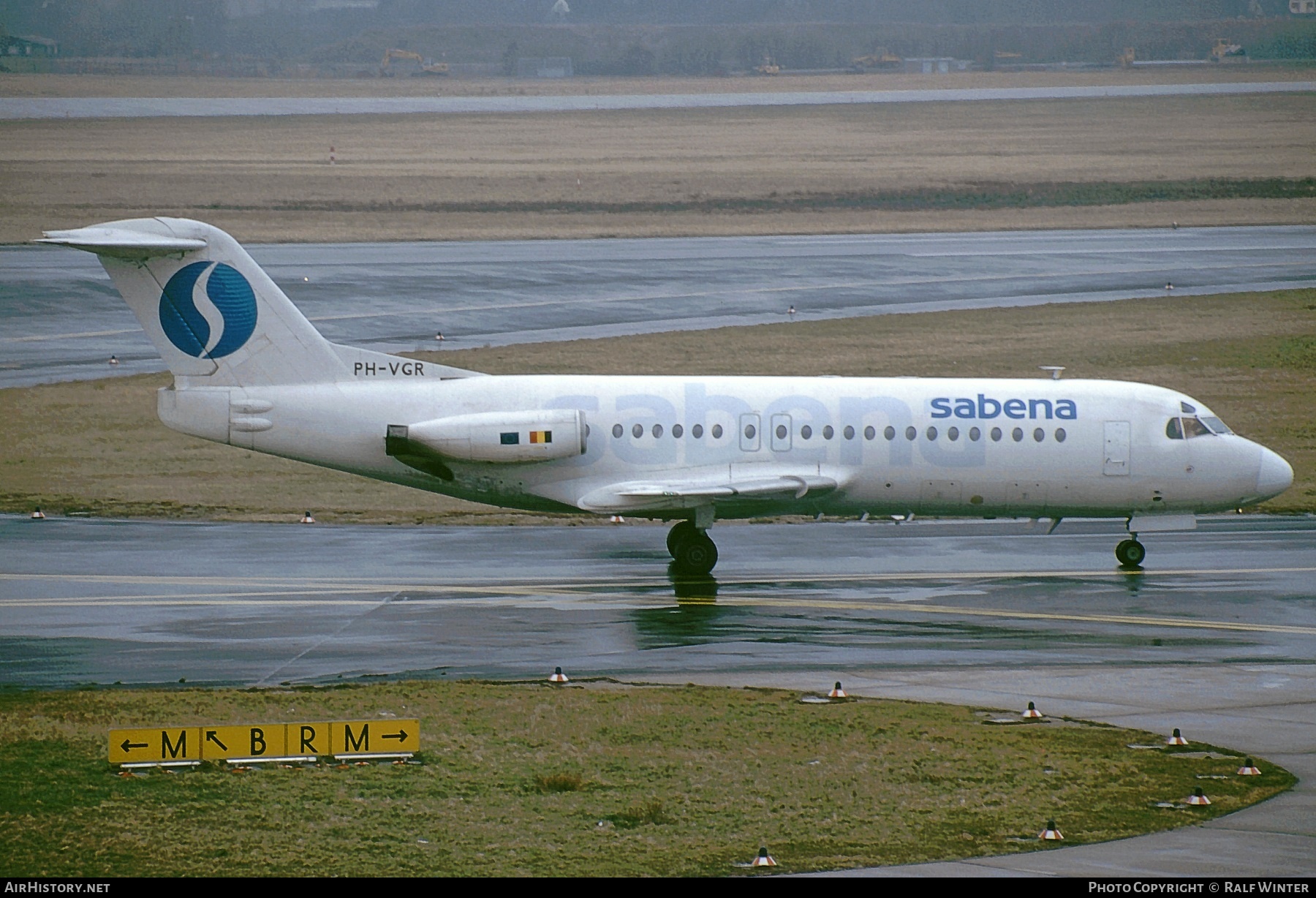 Aircraft Photo of PH-VGR | Fokker F28-4000 Fellowship | Sabena | AirHistory.net #273101