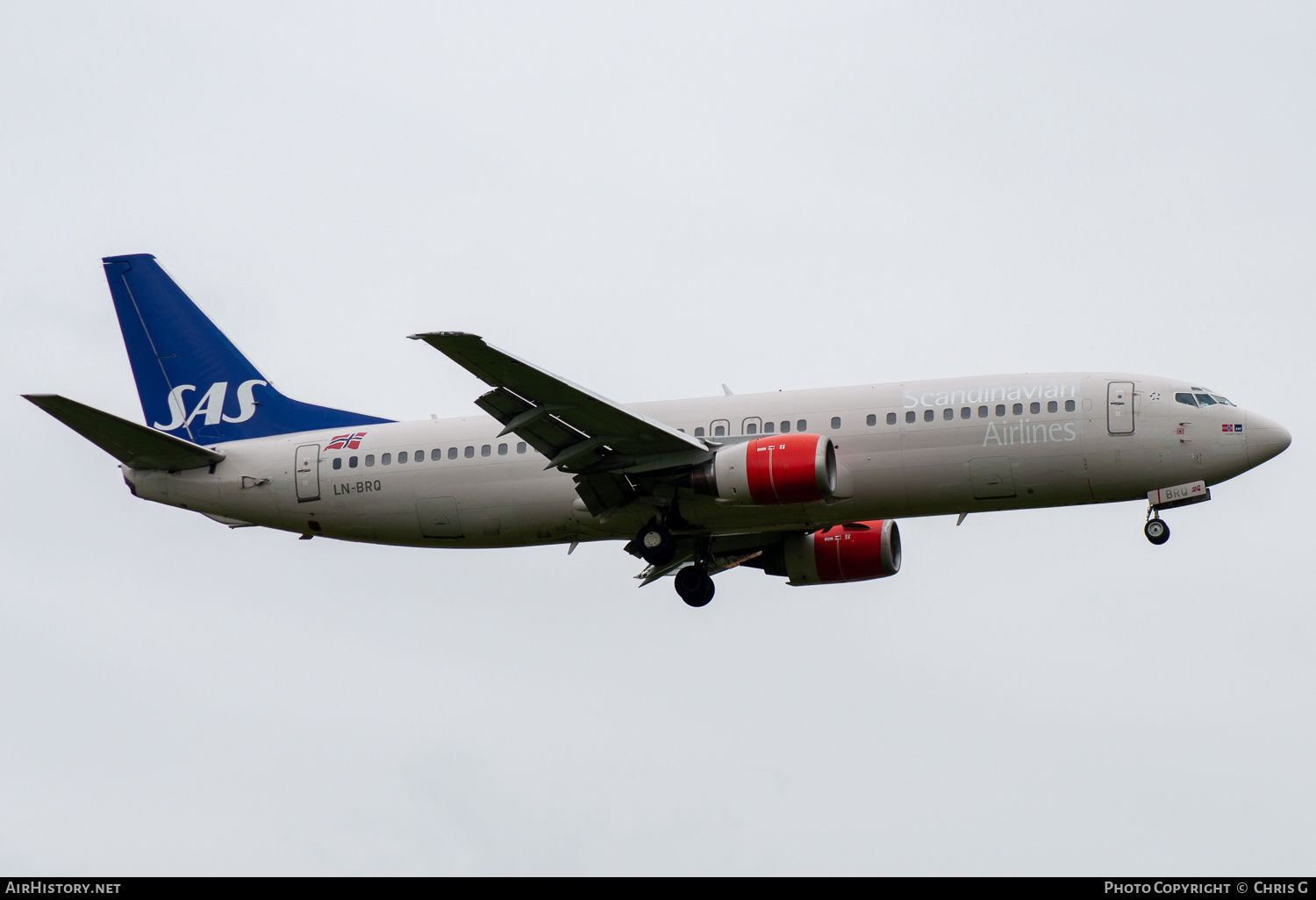 Aircraft Photo of LN-BRQ | Boeing 737-405 | Scandinavian Airlines - SAS | AirHistory.net #273140