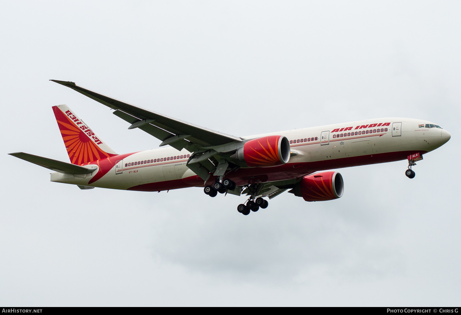 Aircraft Photo of VT-ALA | Boeing 777-237/LR | Air India | AirHistory.net #273141