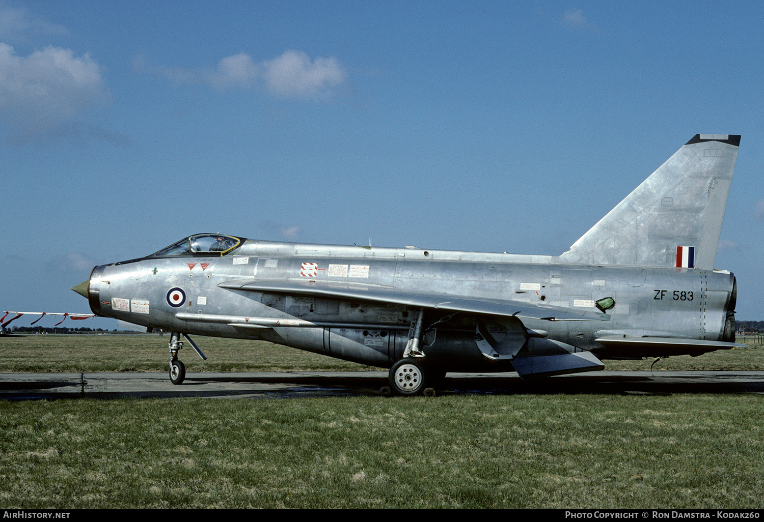 Aircraft Photo of ZF583 | English Electric Lightning F53 | UK - Air Force | AirHistory.net #273169