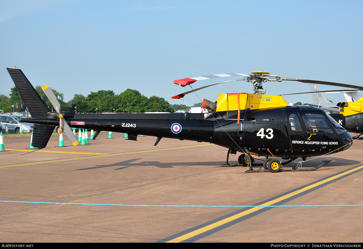 Aircraft Photo of ZJ243 | Eurocopter AS-350BB Squirrel HT1 | UK - Air Force | AirHistory.net #273211