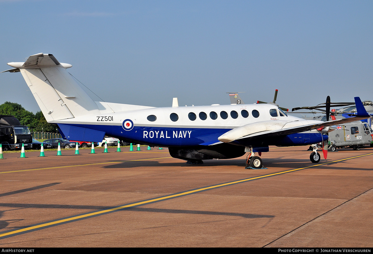 Aircraft Photo of ZZ501 | Hawker Beechcraft 350CER Avenger T1 (300C) | UK - Navy | AirHistory.net #273222