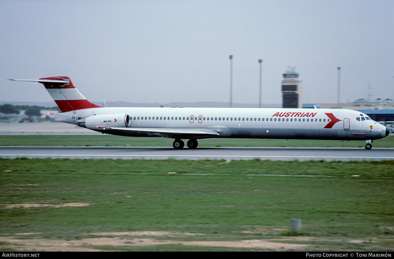 Aircraft Photo of OE-LMD | McDonnell Douglas MD-83 (DC-9-83) | Austrian Airlines | AirHistory.net #273259